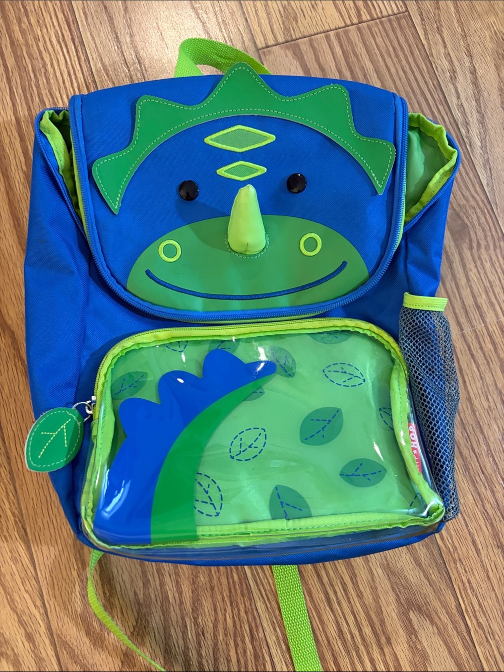 Skip Hop Blue and Green Dino Kids Backpack